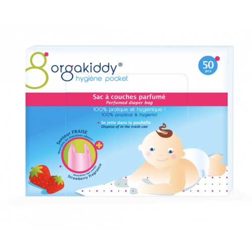 ORGAKIDDY SAC COUCH PARF FRAISE 50