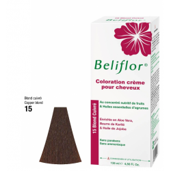 BELIFLOR COLORATION CREME CHEVEUX N°15 Blond Cuivré - 135 ml