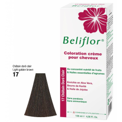 BELIFLOR COLORATION CREME CHEVEUX N°17 Châtain Clair - 135 ml