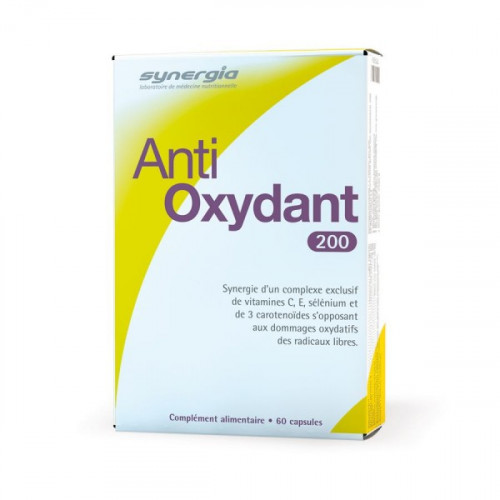 SYNERGIA A/OXYDANT 200 CAPS 60