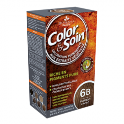 COLOR & SOIN Coloration Permanente 6B - Marron Cacao