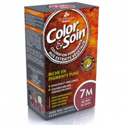 COLOR & SOIN Coloration Permanente N°7M - Blond Acajou