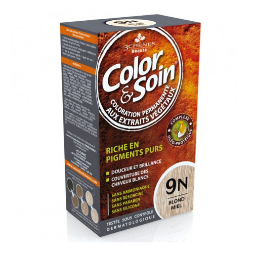 COLOR & SOIN Coloration Permanente N°9N - Blond Miel