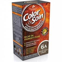 COLOR & SOIN Coloration Permanente N°6A - Blond Foncé Cendré