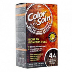 COLOR & SOIN Coloration Permanente N°4A - Marron Glacé