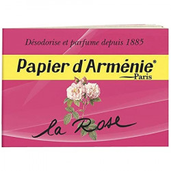 PAPIER ARMENIE Rose - 1 Carnet