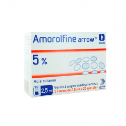 AMOROLFINE ARROW 5 % Vernis à ongles médicamenteux - 1 Flacon +