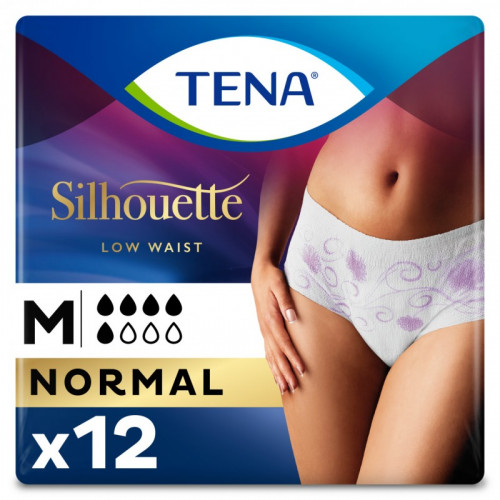TENA SILHOUETTE NORM MED 12