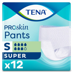 TENA PROSKIN PANTS Taille Small Super X12
