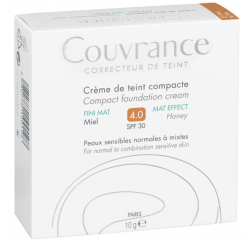 COUVRANCE Compact Foundation Cream Matte Finish 04 Honey - 10G