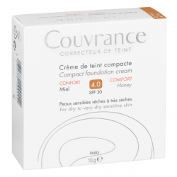 COUVRANCE Crème de Teint Compacte Confort 04 Miel - 10G AVÈNE