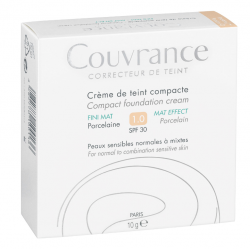 COUVRANCE Crème de Teint Compacte Fini Mat 1.0 Porcelaine - 10G