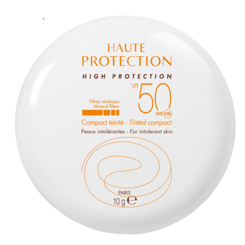 AVÈNE SOLAIRE Haute Protection Compact Teinté Sable SPF 50 - 10G