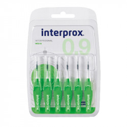 INTERPROX Interproximal MICRO 0.9 Vert - 6 Brossettes