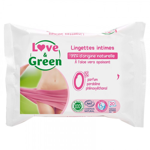 Lingettes intimes Intimate Deo Protect - 20 pièces FEMININE