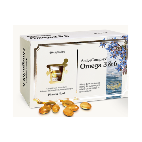 PHARMA NORD ACTIVE COMPLEX OMEGA 3-6 - 60 Capsules