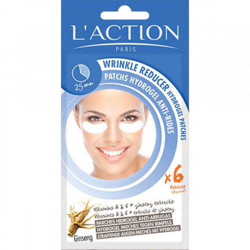 L'ACTION PARIS Hydrogel Anti-Wrinkle Eye Patches Ginseng X6