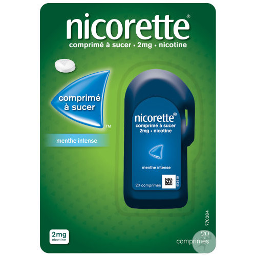 NICORETTE Menthe Intense 2 mg - 20 Comprimés à sucer