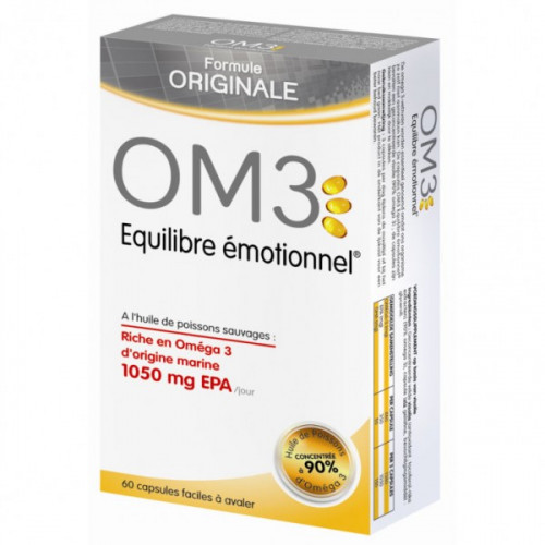 SUPERDIET OM3 Equilibre émotionnel - 60 Capsules