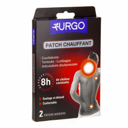 Urgo 2 Patchs Chauffants douleurs musculaires