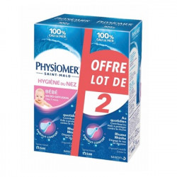 Physiomer Hygiène du nez micro-diffusion Bébé - 2 x 115ml - Pharmacie en  ligne