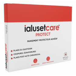 IALUSET CARE PANSEMENT PROTECT 4X4CM - 5 Pansements