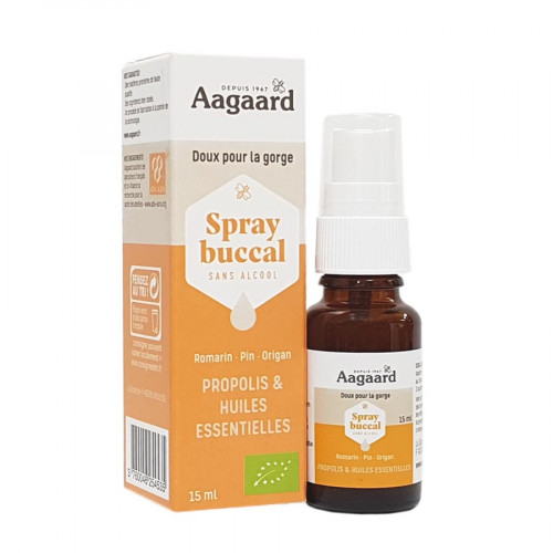 AAGAARD SPRAY BUCCAL SANS ALCOOL - 15 ml