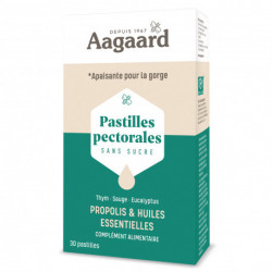 AAGAARD PASTILLES PECTORALES - 30 Pastilles