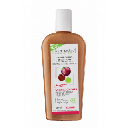 DERMACLAY SHAMPOOING BIO CHEVEUX COLORES - 250 ml
