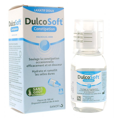 DulcoSoft Solution Orale Constipation Laxatif Transit Sans Arôme
