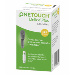 ONE TOUCH DELICA PLUS LANCETTE - 200 Lancets