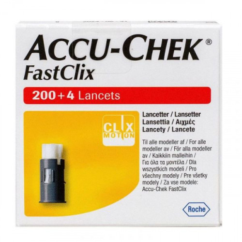 ACCU CHEK FASTCLIX - 204 Lancets