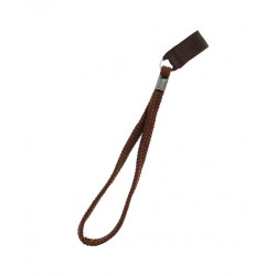 FAYET BROWN FABRIC STRAP...