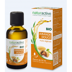 NATURACTIVE HUILE VEGETALE Amande Douce Bio - 50 ml
