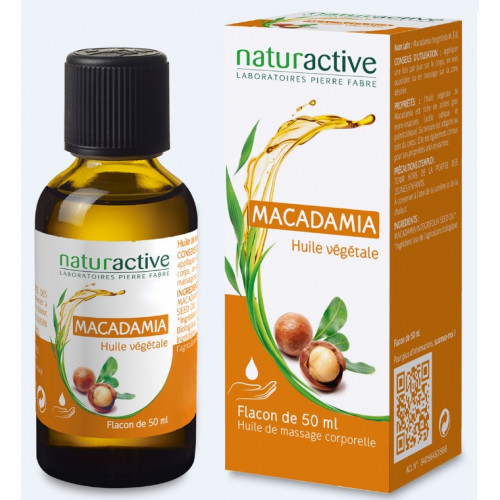 NATURACTIVE HUILE VEGETALE Macadamia BIO - 50ml