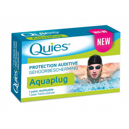 QUIES PROTECTION AUDITIVE Natation Aquaplug - 1 Paire de
