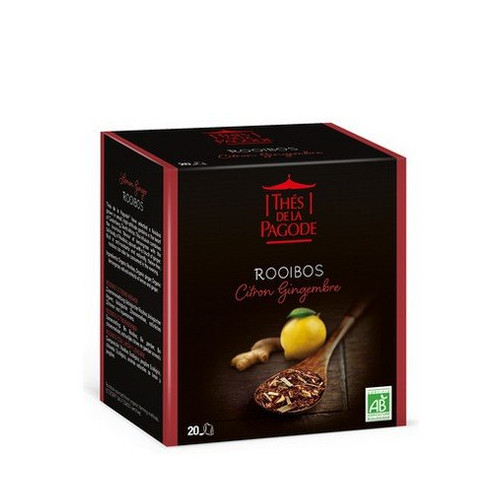 THE PAGODE ROOIBOS CITRON-GINGEMBRE - 20 Sachets
