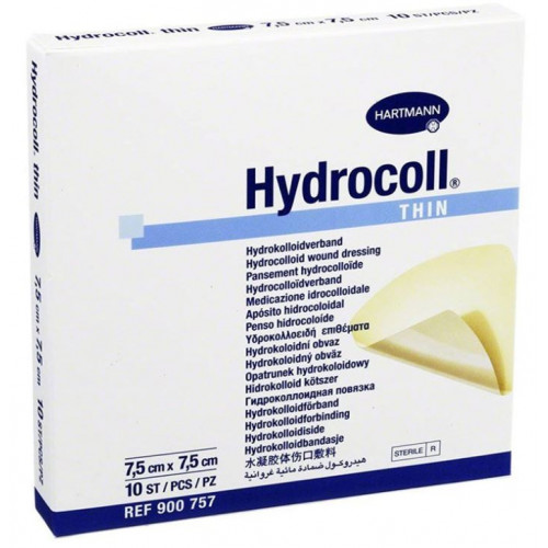 HYDROCOLL Pansements Hydrocolloides 7,5X7,5CM X10.