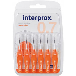INTERPROX Interproximal SUPER MICRO 0.7 - 6 Brossettes