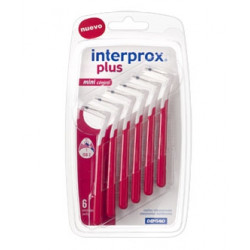 INTERPROX Plus MINI CONIQUE 1.0 ISO 2 Rouge - 6 Brossettes