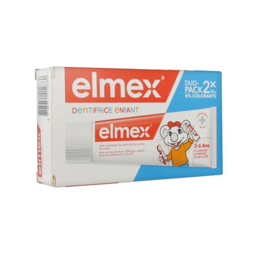 ELMEX ENFANT DENTIFRICE Set of 2x50ml