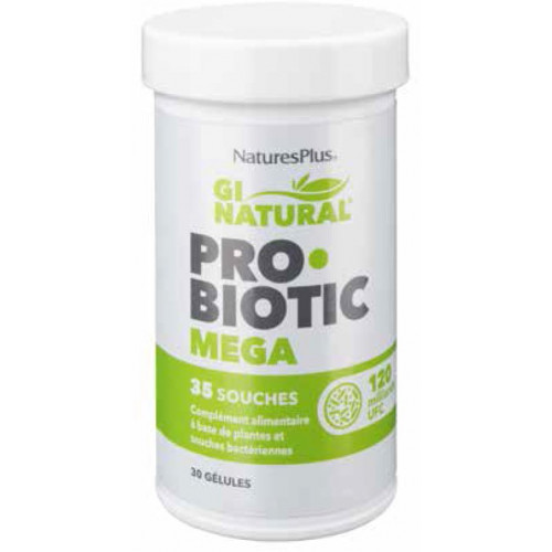 NATURES PLUS Probiotic Mega - 30 Gélules
