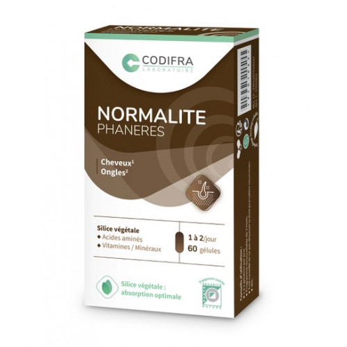 CODIFRA NORMALITE PHANERES - 60 Gélules