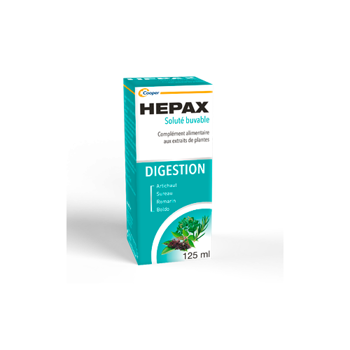HEPAX SOLUTE BUVABLE Digestion 125ml