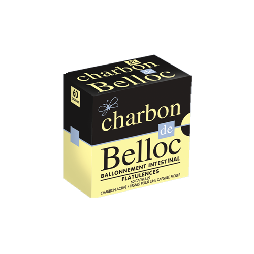 CHARBON DE BELLOC 125mg 60 capsules