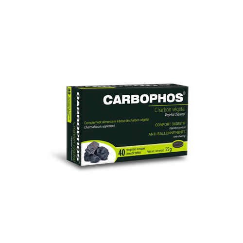 CARBOPHOS CHARBON VEGETAL - 40 Comprimés