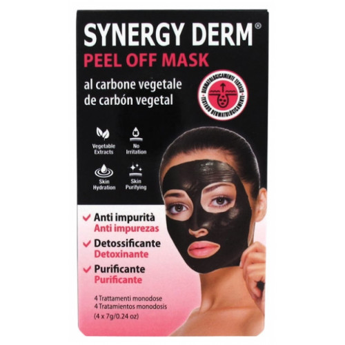 SYNERGY DERM Peel Off Mask Charbon - 1 Masque