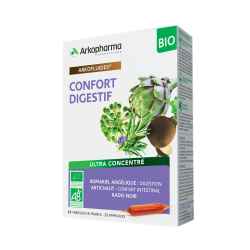 ARKOFLUIDES Organic Digestive Comfort - 20 Ampoules
