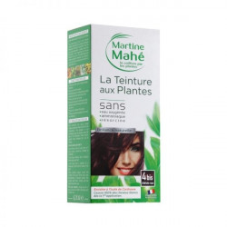 MARTINE MAHÉ Teinture aux Plantes N°4 bis Châtain Roux – 125ml
