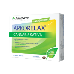 ARKORELAX Cannabis Sativa - 30 Comprimés
